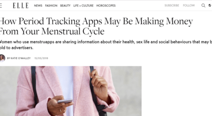 How Period Tracking Apps May Be Making Money From Your Menstrual Cycle