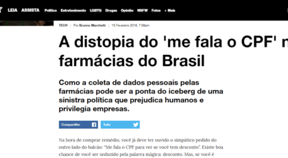 A distopia do “me fala o CPF” nas farmácias do Brasil