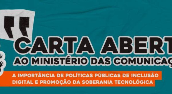 Carta Aberta Ao Ministério das Comunicações