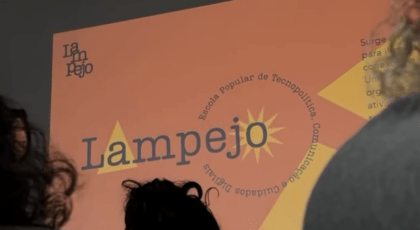 Lampejo – Escola popular de Tecnopolítica, Comunicação e Cuidados Digitais no Festival Mulheres em Luta